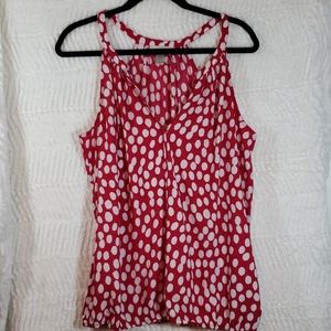 Loft racerback blouse, Size: L.